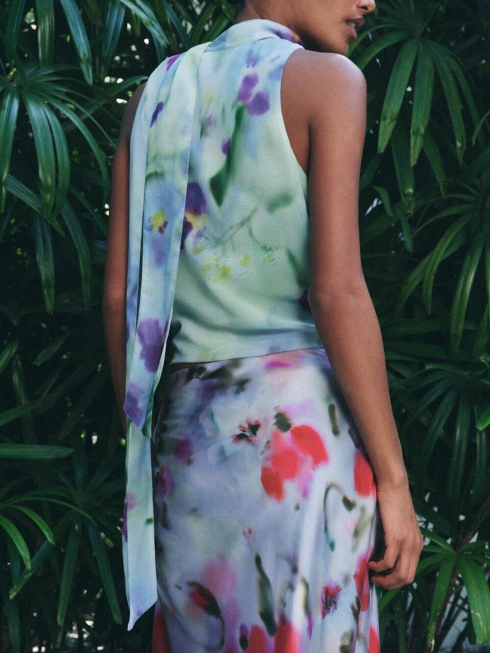 NWT Zara Printed Halter Top Size L - Picture 10 of 16